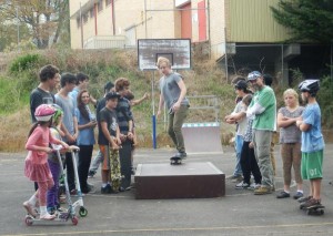 Big skate day sizzles