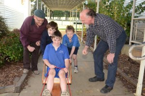 Noel shares ancient art of billy carts