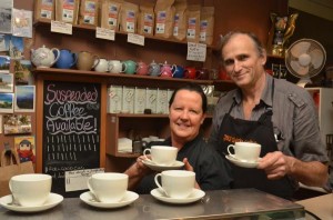 Chipping in for suspended coffees