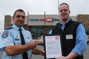 Firefighters give benefits thanks