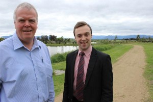 Trailblazing link across wetlands