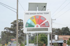 High-tech fire alert signs installed