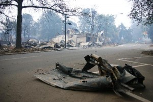 Five years on, it still burns