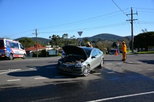 Two injured in crash