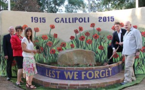 Wall to remember fallen
