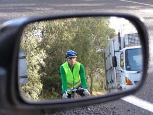 Cyclists at receiving end