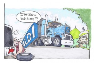 Truckin’ into town