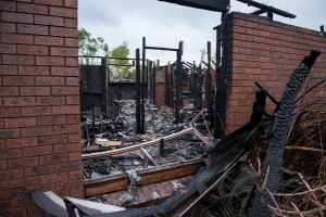 ‘Suspicious’ fire destroys abandoned house