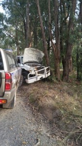 Three face court over stolen ute
