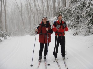 Ski in to help out