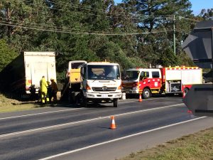 Trapped man in stable condition