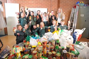 Kids lend a hand