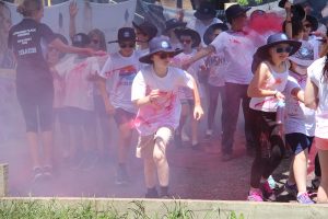 Colour explosion in Launching Place