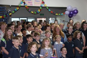 Signing off at Seville Primary