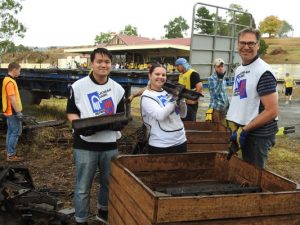 Church volunteers boost railway works