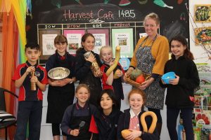 School’s harvest café a hit with the kids