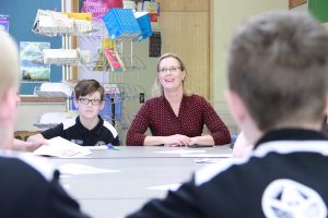 Politician turned principal for a day