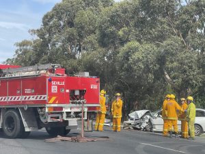 Driver airlifted after Warby Highway head-on