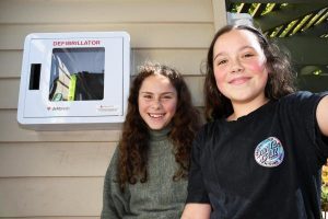 Chum chuffed to have a defib