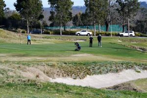 Playing the par: To the hut