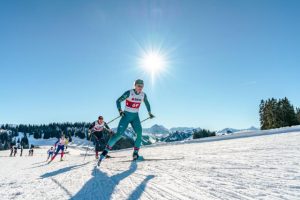 Don Valley Winter Olympian Casey Wright out of the sprint