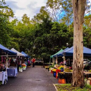 Yarra Junction market on this Sunday