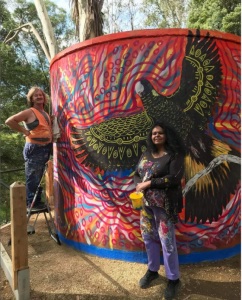 Fiona Clarke brings her art to McMahons Creek