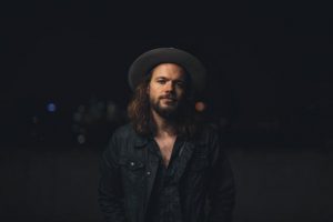 Singer-songwriter Shaun Kirk performing in Warburton