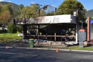 Former Warburton IGA building gutted by blaze