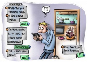 CARTOON: Dodgy texts