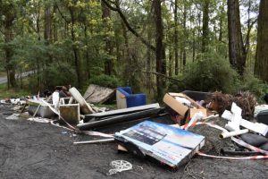 Rubbish pile in Hoddles Creek finally removed