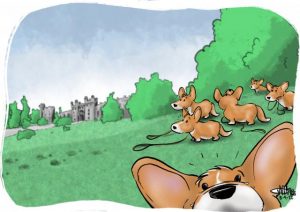 CARTOON: Corgis left behind