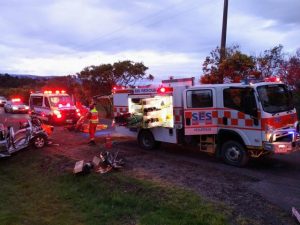 Multi vehicle crash leaves three people in hospital