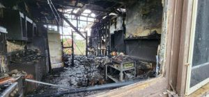House severely damaged by fire on Beenak Road, Wandin North