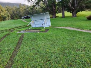 Dee Road Picnic Ground defiled by vandals