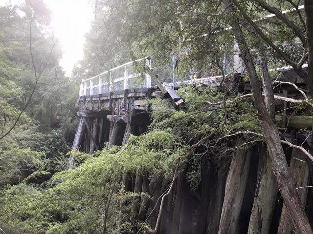 Dee Slip bridge on O Shannassy Aqueduct Trail remains closed