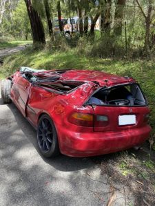 Lucky escape for Yarra Junction driver