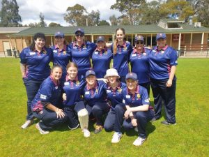 Wandin Women’s cricketers just fall short