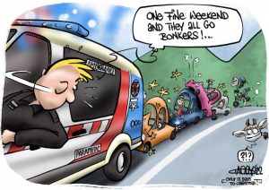 CARTOON: Mayhem on the roads