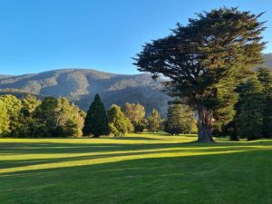 The scenic Warburton Golf Club course