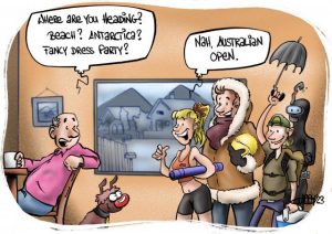 CARTOON: How to prepare for the Aus Open
