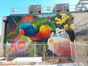 Maroondah Hospital staff recognised with stunning mural