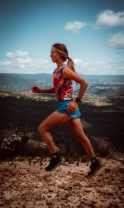 Seville superhuman Erchana Murray-Bartlett entering the final stretch