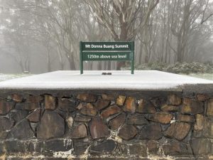 Summer snow unlikely to hit Mt Donna Buang
