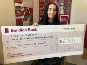 Geoff Vickers Scholarship recipients grateful for support in their studies