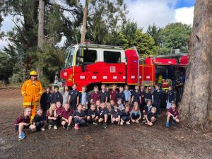 Wandin Fire Brigade teaching students key fire safety lessons