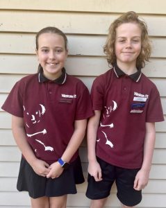 Lucy and Syd flying high at Wesburn Primary School