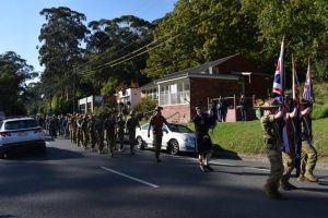 Warburton residents march for Anzac Day