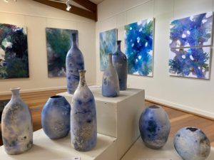 Pottery and painting combine at the Warburton Waterwheel