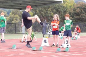 Kyle Vander-Kuyp guiding Aussies athletes at the 2024 Paris Olympics